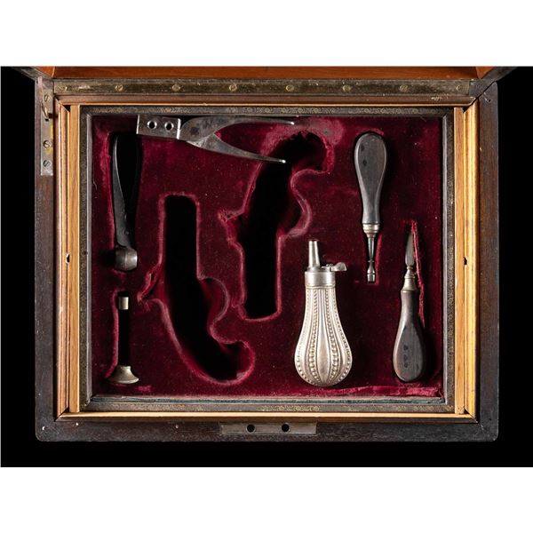 CASING & ACCOUTREMENTS FOR PAIR OF BOXLOCK