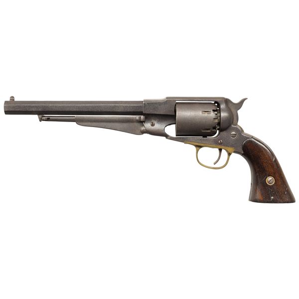 UNMARKED 1858 REMINGTON STYLE REVOLVER.