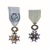 Image 1 : TWO DAHOMEY AND FRANCE ORDERS.