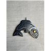 Image 2 : Very Nice West Coast Native Heida Orca Pendant Nicely Carved Signed