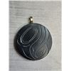 Image 2 : Very Nice West Coast Native Heida Raven Pendant and Seal Pendant Nicely Carved Signed