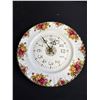 Image 5 : Vintage Royal Albert Old Country Roses 10.5" Diameter Wall Clock Plate