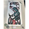 Image 1 : Very Nice West Coast Native Print Raven, Signed By Artist Henry Reece