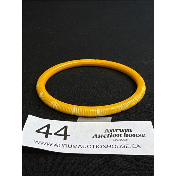 Antique C.1920s Carved Celluloid Bangle