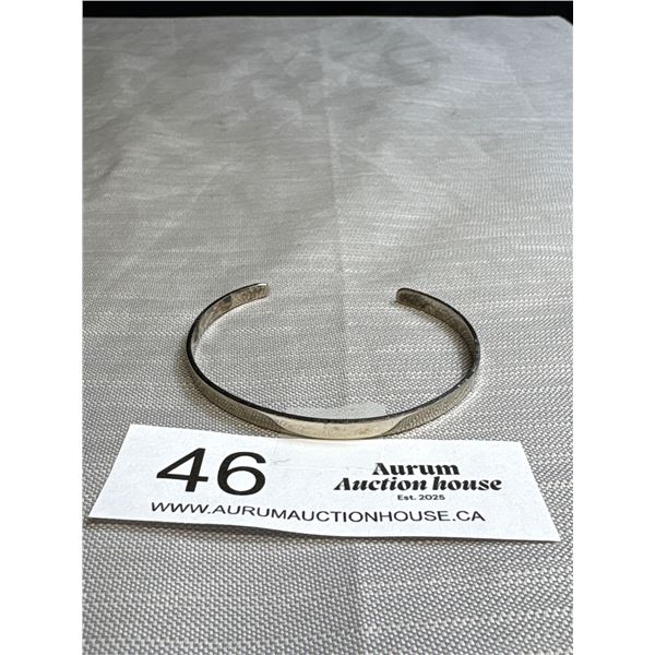 Adjustable Flexible Vintage Silver Cuff