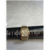 Image 3 : Mens Marked 18kt Elec Plate Faux Diamond RING