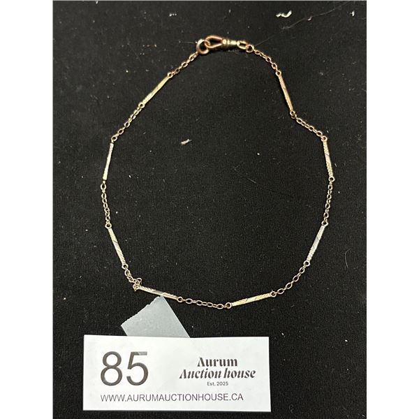 Antique Art Deco 1920s Rose Gold Water Chain