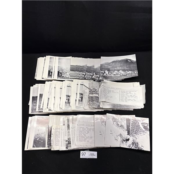 Large Lot of Mueum Reprint Photos of Early BC Towns and Ghost Towns