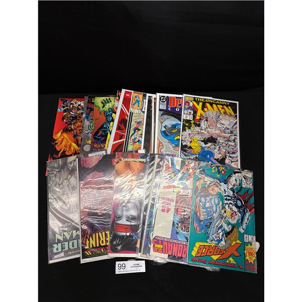 Lot of 15 Good Comics on Board in Bag