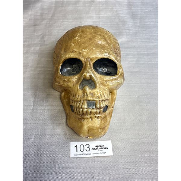 Vintage Skeleton Head Blow Mold