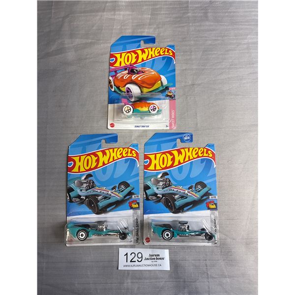 Lot of 3 Treasure Hunt Hotwheels in Original Pacakges