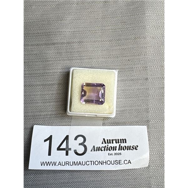 Big Natural Ametrine8.67 ct. 14.01 x 12.34 x 6.58 mm. Emerald Cut - Loupe Clean - Brazil Untreated