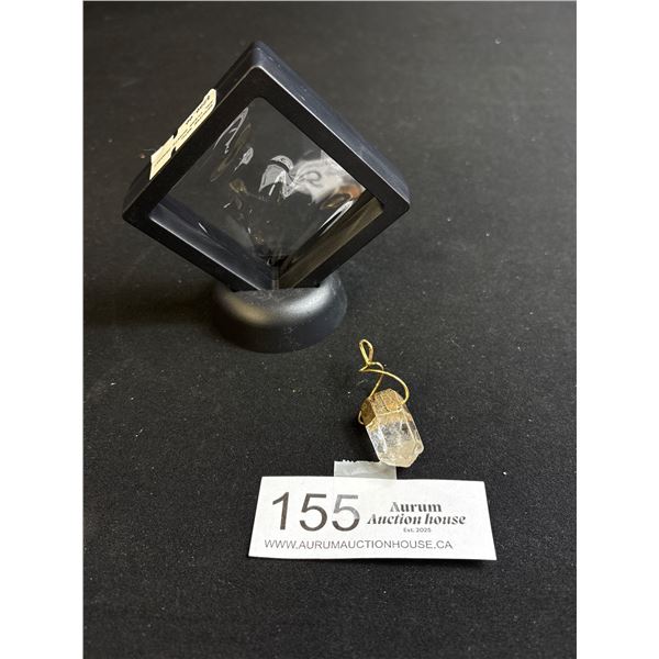 Genuine Natural Clear Quartz Pendant