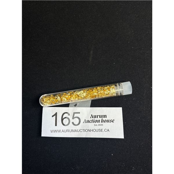 2" Vial of 14k Gold Flake