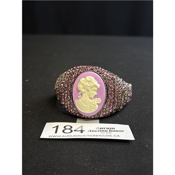 Very Nice Cameo Studded Bracelet