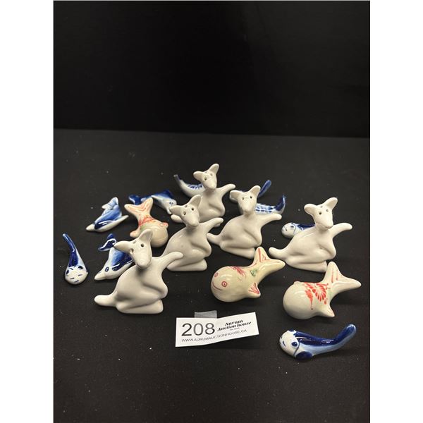 Nice Lot of Vintage Ceramic Fish and Other Animals
