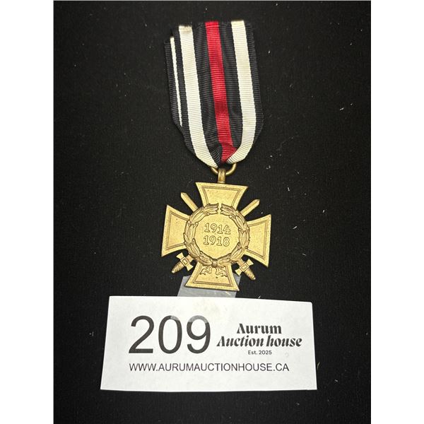 1914 WW1 German Medal w/ Ribbon