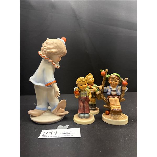 Vintage Lot of 4 Hummel Porcelian Figurines