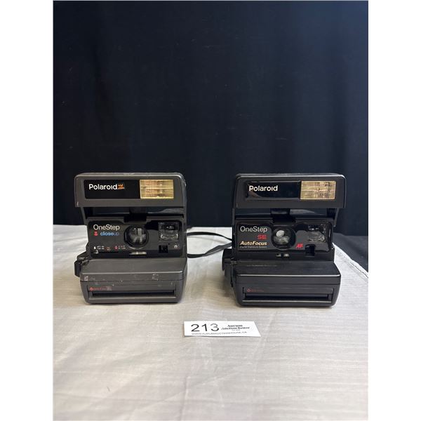 2 Vintage Polaroid 1 Stop Cameras