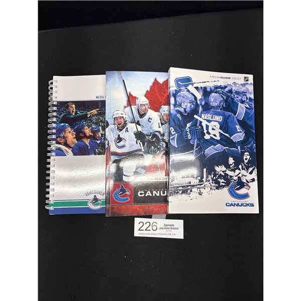 Lot of 3 Vancover Canucks Yearbooks 07 etc