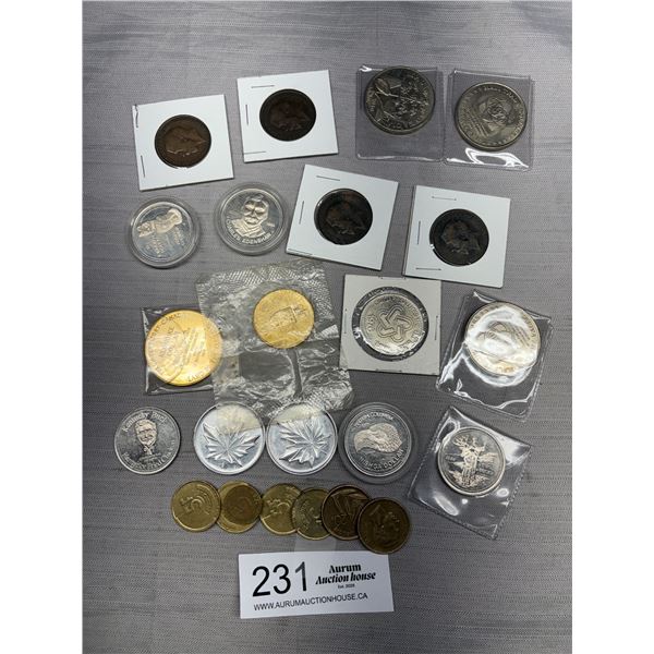 Nice Collectible Lot of Old Coins and Tokens
