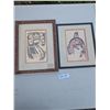 Image 1 : 2 West Coast Native Framed Prints Signed by Artist ROY Henry Vickers 1975