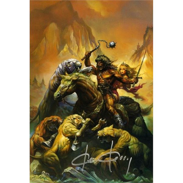 Fantasy Artist Ken Kelly Signed Photo