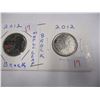 Image 1 : 2012 RED MAPLE LEAF & BROCK CANADA QUARTERS