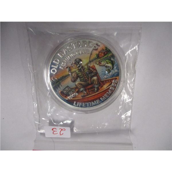 "OLD BASTARD" FISHING CLUB TOKEN