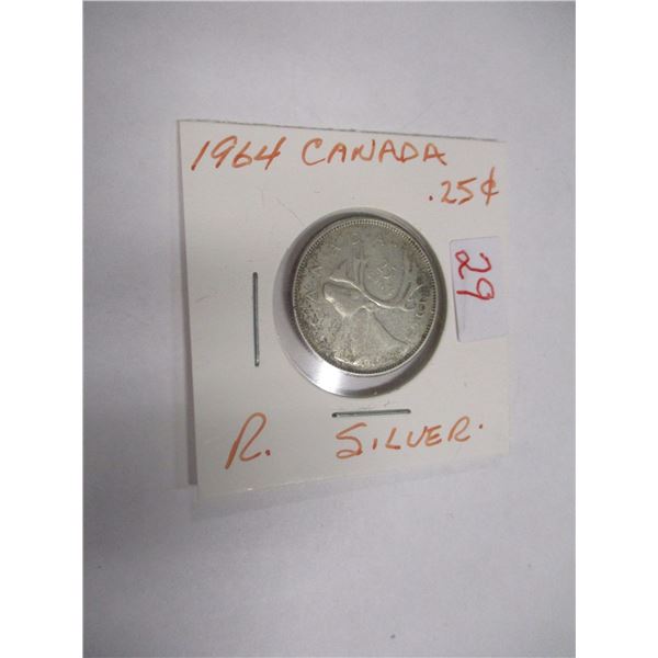 1964 CANADA SILVER QUARTER
