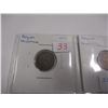 Image 1 : 1953, 1954, 1958 & 1959 BELGIUM COINS
