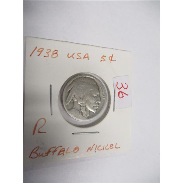 1938 USA BUFFALO NICKEL