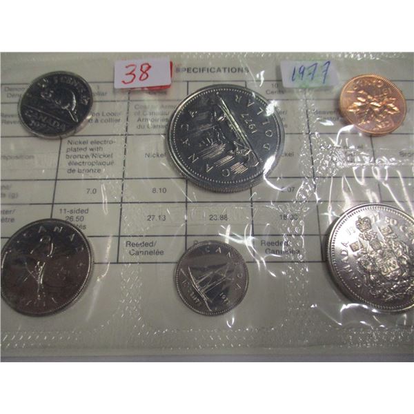1977 SEALED 6 PIECE COIN SET