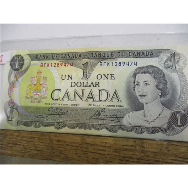 1973 CANADA $1 BILL