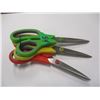 Image 3 : NEW:  3 PAIR OF SCISSORS
