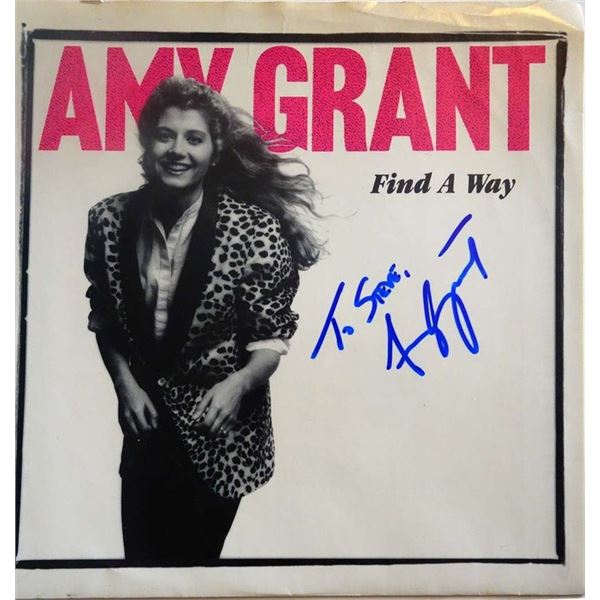 Amy Grant Find A Way signed 45