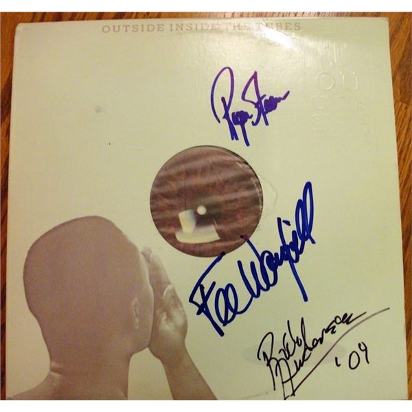 The Tubes Outside Inside band signed album