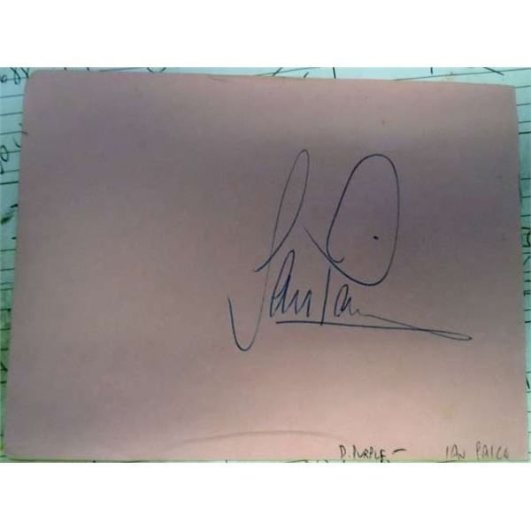 Ian Pace original autograph