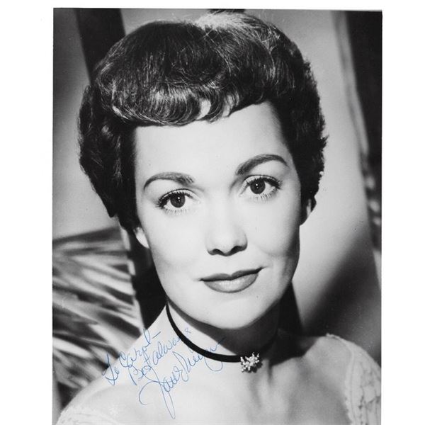 The Lost Weekend Jane  (Wyman) Reagan signed photo