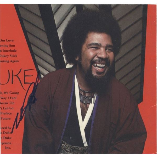 George Duke signed photo
