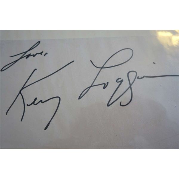 Kenny Loggins original autograph