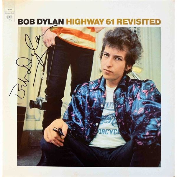 Bob Dylan Highway 61 Revisited signed album