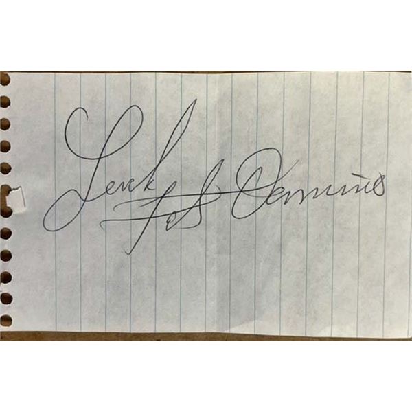 Fats Domino original autograph