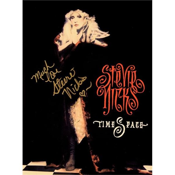 Fleetwood Mac's Stevie Nicks Time Space Signed Tour Book