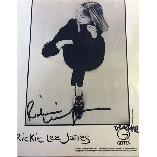 Rickie Lee Jones signed photo