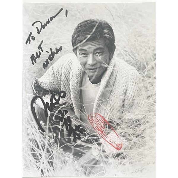 Samurai Jack Mako signed photo