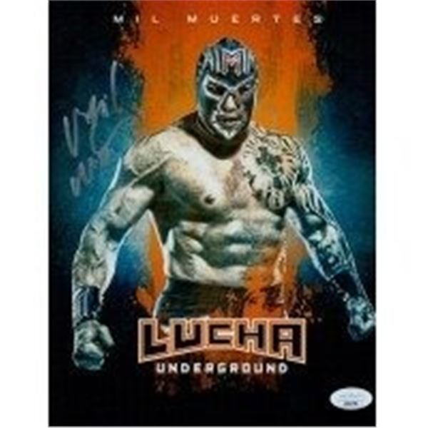 Mil Muertes Lucha Signed Photo