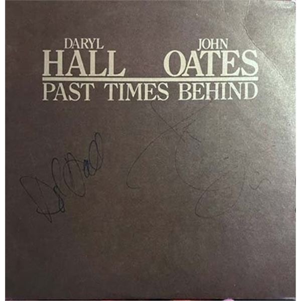 Hall & Oates Past Times Behind band signed album