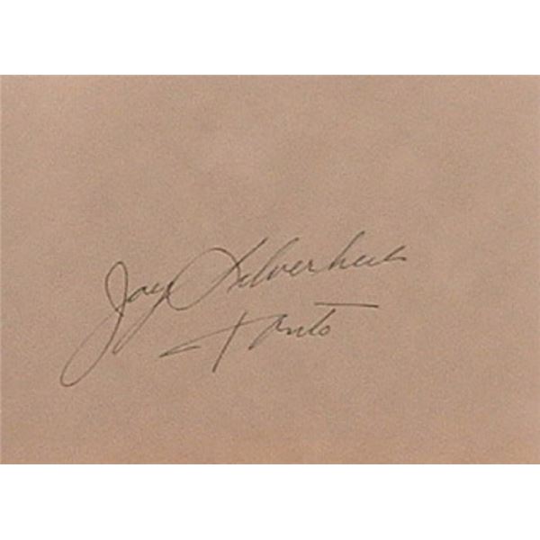The Lone Ranger Jay Silverheels Tonto signature slip