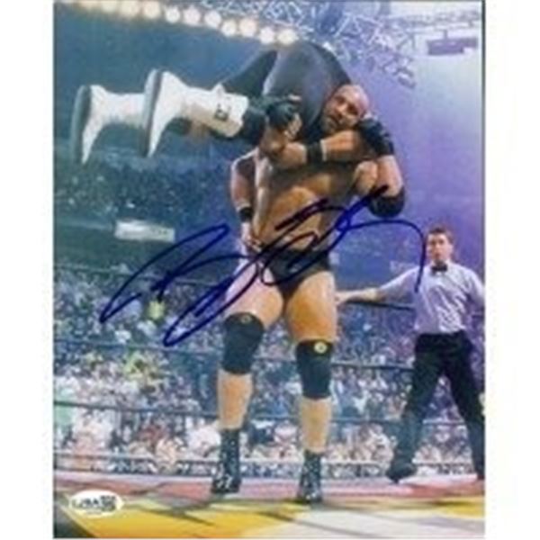 WWF WCW WWE Wrestler Bill Goldberg Signed Poster